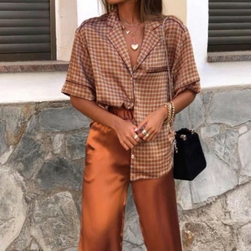 Zara Silk Shirt